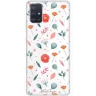 Чохол для Samsung Galaxy A51 (A515) Mixcase весняні квіти дизайн 9