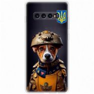 Чохол Samsung Galaxy S10+ (G975) MixCase Патрон фото в уніформі