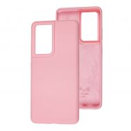 Чохол для Samsung Galaxy S21 Ultra (G998) Wave Full рожевий / light pink