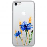 Чохол для iPhone 7 / 8 Mixcase квіти волошки в колосках