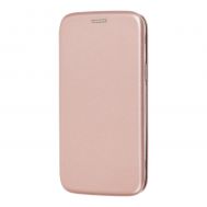 Чохол книжка Premium для Samsung Galaxy J5 (J500) рожево-золотистий