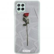 Чохол для Samsung Galaxy A22 (A225) / M32 (M325) Mixcase для закоханих троянда на сір