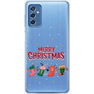Чохол прозорий Samsung Galaxy M52 (M526) MixCase Merry Christmas