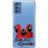 Чохол прозорий Samsung Galaxy M52 (M526) MixCase siquid game люди в червоному