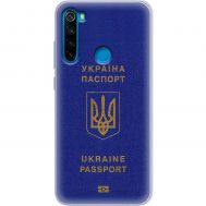 Чохол для Xiaomi Redmi Note 8 MixCase патріотичні Україна паспорт