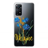 Чохол для Xiaomi Redmi Note 11 / 11s MixCase патріотичний Україна квіти