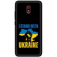 Чохол для Xiaomi Redmi 8A MixCase патріотичний "I stand with Ukraine"