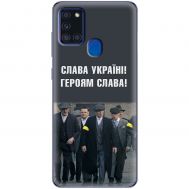 Чохол для Samsung Galaxy A21S (A217) MixCase патріотичний "Слава Україні!"