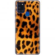 Чохол для Samsung Galaxy A21s (A217) MixCase Леопард вовна