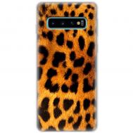 Чохол для Samsung Galaxy S10 (G973) MixCase Леопард вовна