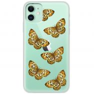 Чохол для iPhone 11 MixCase Леопард метелика