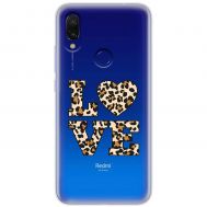 Чохол для Xiaomi Redmi 7 MixCase Леопард love