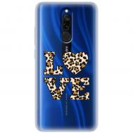 Чохол для Xiaomi Redmi 8 MixCase Леопард love