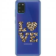 Чохол для Samsung Galaxy A31 (A315) MixCase Леопард love