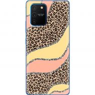Чохол для Samsung Galaxy S10 Lite (G770) / A91 MixCase Леопард жовто-рожевий