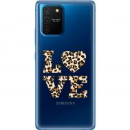 Чохол для Samsung Galaxy S10 Lite (G770) / A91 MixCase Леопард love