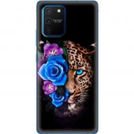 Чохол для Samsung Galaxy S10 Lite (G770) / A91 MixCase Леопард у квітах