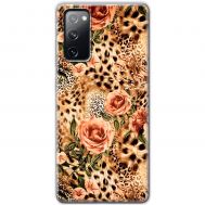 Чохол для Samsung Galaxy S20 FE (G780) MixCase Леопард троянди