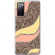 Чохол для Samsung Galaxy S20 FE (G780) MixCase Леопард жовто-рожевий
