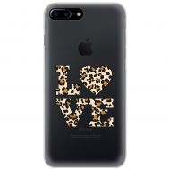 Чохол для iPhone 7 Plus / 8 Plus MixCase Леопард love