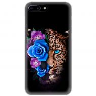 Чохол для iPhone 7 Plus / 8 Plus MixCase Леопард у квітах