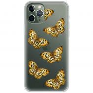 Чохол для iPhone 11 Pro MixCase Леопард метелика