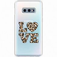Чохол для Samsung Galaxy S10e (G970) MixCase Леопард love