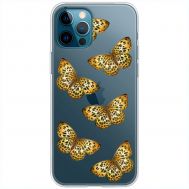 Чохол для iPhone 12 Pro Max MixCase Леопард метелика