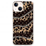 Чохол для iPhone 13 MixCase Леопард Louis Vuitton