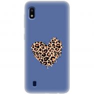 Чохол для Samsung Galaxy A10 (A105) MixCase Леопард серце