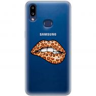Чохол для Samsung Galaxy A10s (A107) MixCase Леопард губи