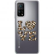 Чохол для Xiaomi Mi 10T / Mi 10T Pro MixCase Леопард love