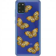 Чохол для Samsung Galaxy A31 (A315) MixCase Леопард метелика