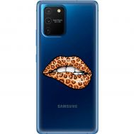 Чохол Samsung Galaxy S10 Lite (G770) / A91 MixCase Леопард губи