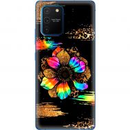 Чохол для Samsung Galaxy S10 Lite (G770) / A91 MixCase Леопард райдужна квітка