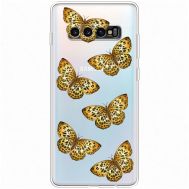 Чохол для Samsung Galaxy S10+ (G975) MixCase Леопард метелика