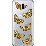 Чохол для Samsung Galaxy J6+ 2018 (J610) MixCase Леопард метелика