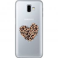 Чохол Samsung Galaxy J6+ 2018 (J610) MixCase Леопард серце