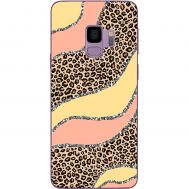 Чохол для Samsung Galaxy S9 (G960) MixCase Леопард жовто-рожевий