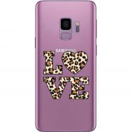 Чохол для Samsung Galaxy S9 (G960) MixCase Леопард love