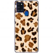 Чохол Samsung Galaxy A21s (A217) MixCase Леопард класика
