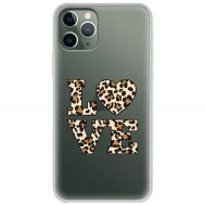 Чохол для iPhone 11 Pro Max MixCase Леопард love