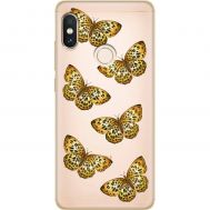Чохол для Xiaomi Redmi Note 5 MixCase Леопард метелика
