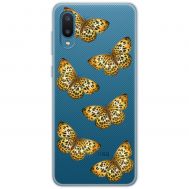 Чохол для Samsung Galaxy A02 (A022) MixCase Леопард метелика