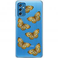 Чохол для Samsung Galaxy M52 (M526) MixCase Леопард метелика