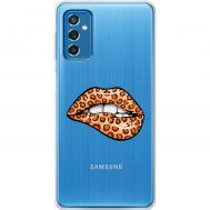 Чохол для Samsung Galaxy M52 (M526) MixCase Леопард губи