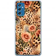 Чохол для Samsung Galaxy M52 (M526) MixCase Леопард троянди
