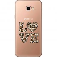 Чохол для Samsung Galaxy J4+ 2018 (J415) MixCase Леопард love