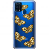 Чохол для Samsung Galaxy M31 (M315) MixCase Леопард метелика
