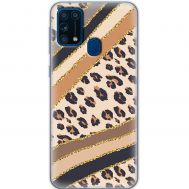 Чохол для Samsung Galaxy M31 (M315) MixCase Леопард палітра